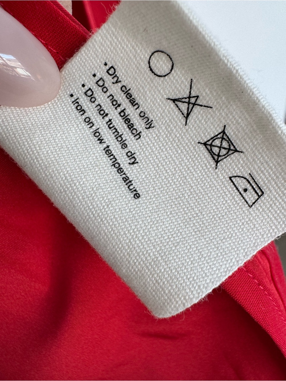 St. Agni Paper Red Taffeta Utility Parka Drawstring Waist Lightweight Zip Jacket - Picture 10 of 10
